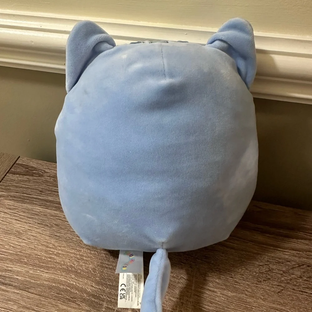 Squishmallows Corinna Kitty Cat Plush Claires 8”‎ KellyToy Pale Blue